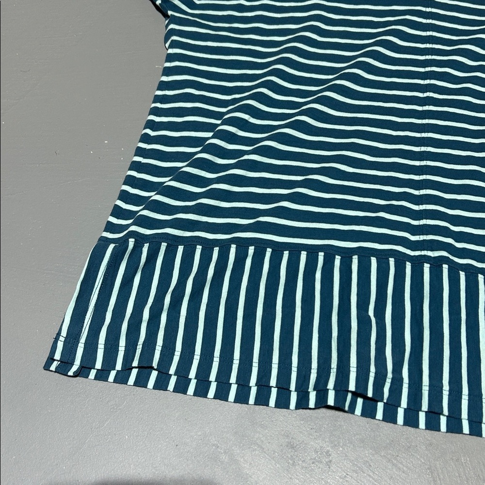 Soft Surroundings Blue Striped Essential Premium Shirt (Women’s Large) - Picture 2 of 7